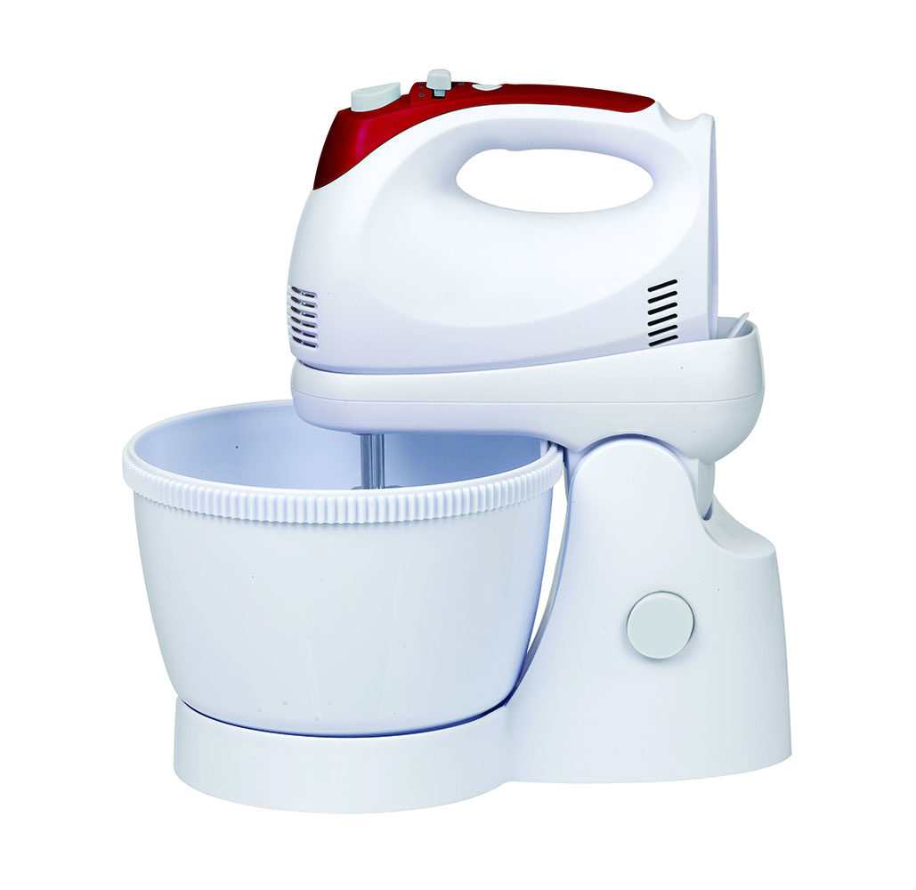 Hand Mixer GM-2621C with bowl White and red